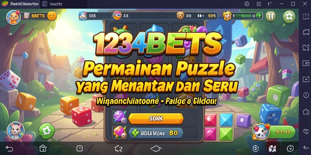 Tampilan gameplay seru dari 1234BETS dengan tantangan puzzle yang menarik.