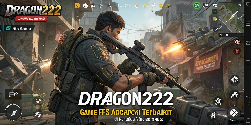 Tampilan gameplay mendebarkan dari DRAGON222, aksi tembak-menembak nyata.