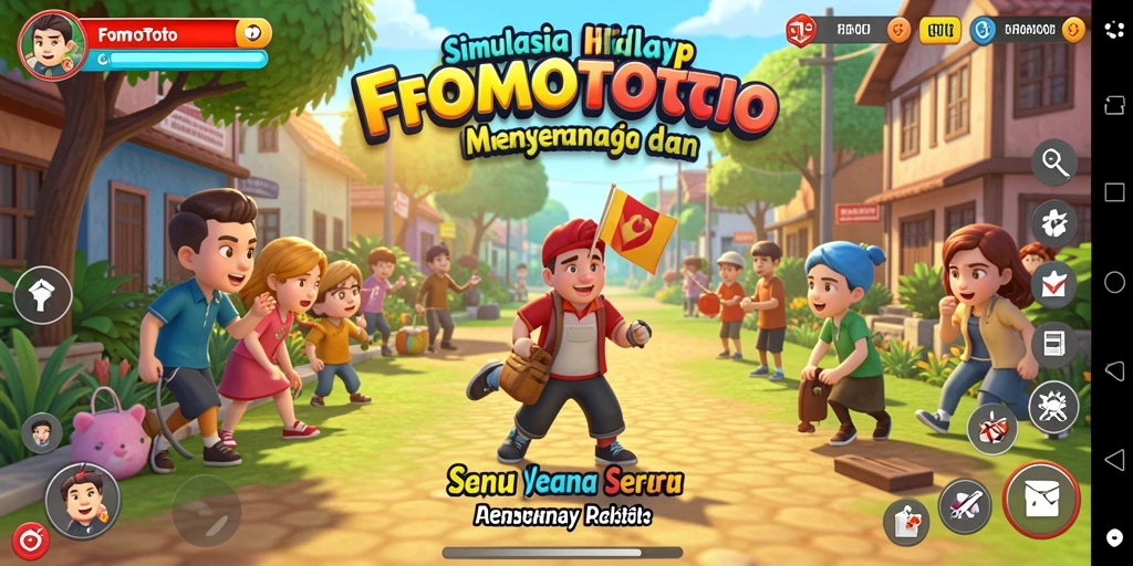 Screenshot FOMOTOTO menampilkan gameplay menarik dalam dunia simulasi.