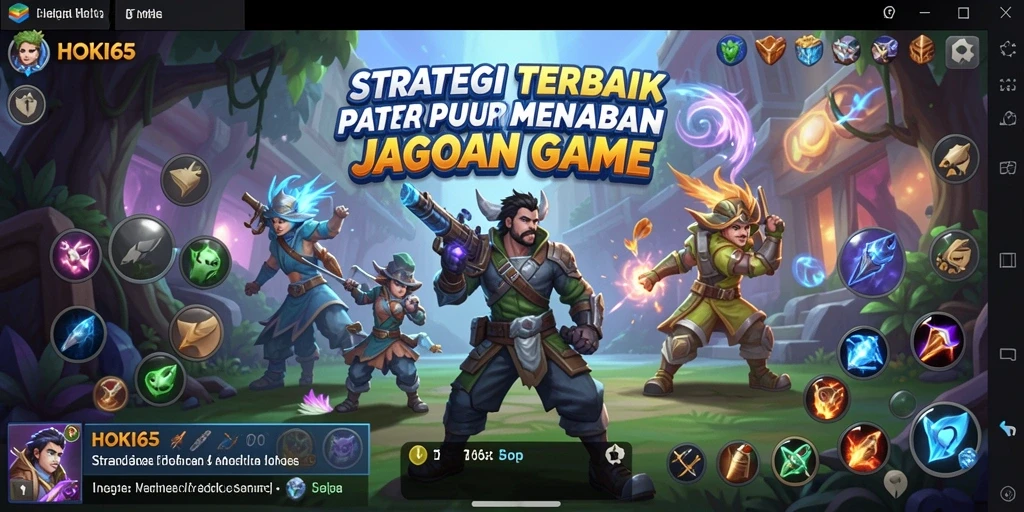 Tampilan gameplay HOKI65 yang mendebarkan dan strategis.