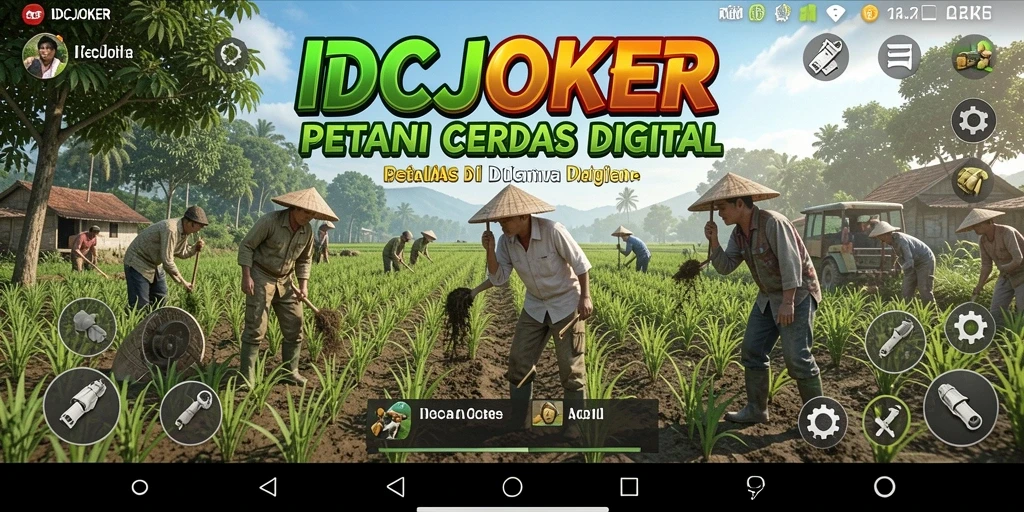 Gameplay IDCJOKER yang menarik dengan berbagai aktivitas pertanian.