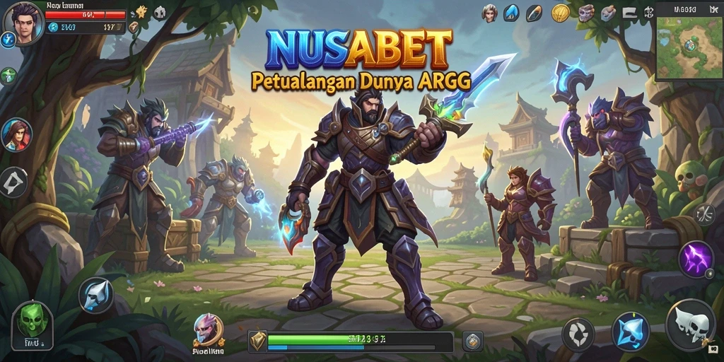 Tampilan gameplay seru NUSABET dengan aksi RPG yang menegangkan.
