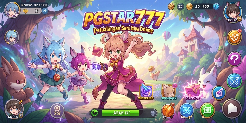 Tampilan gameplay PGSTAR777 yang penuh warna dan dinamis.