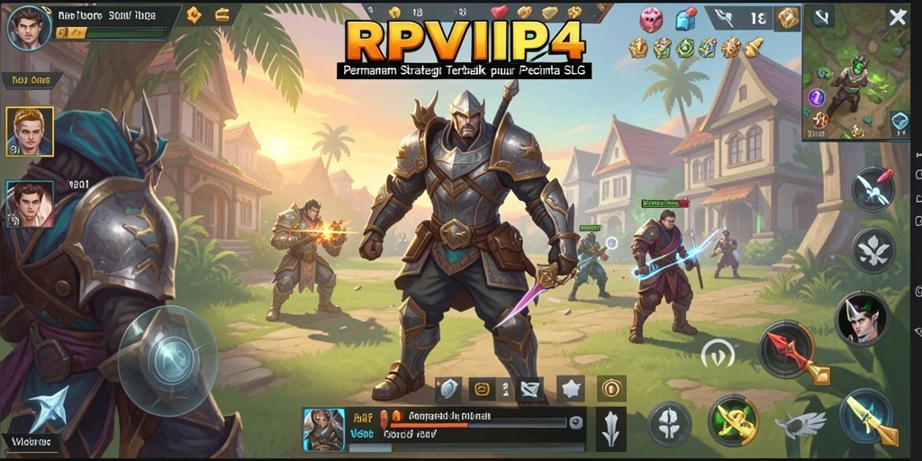 Gameplay SLG intens dan menarik di RPVIP4.