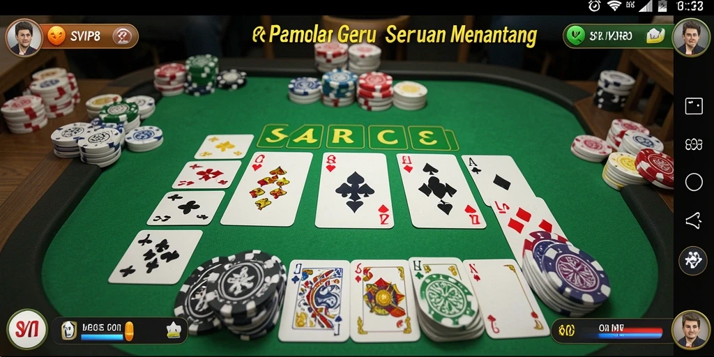 Tampilan gameplay SVIP8 yang menegangkan dan seru.