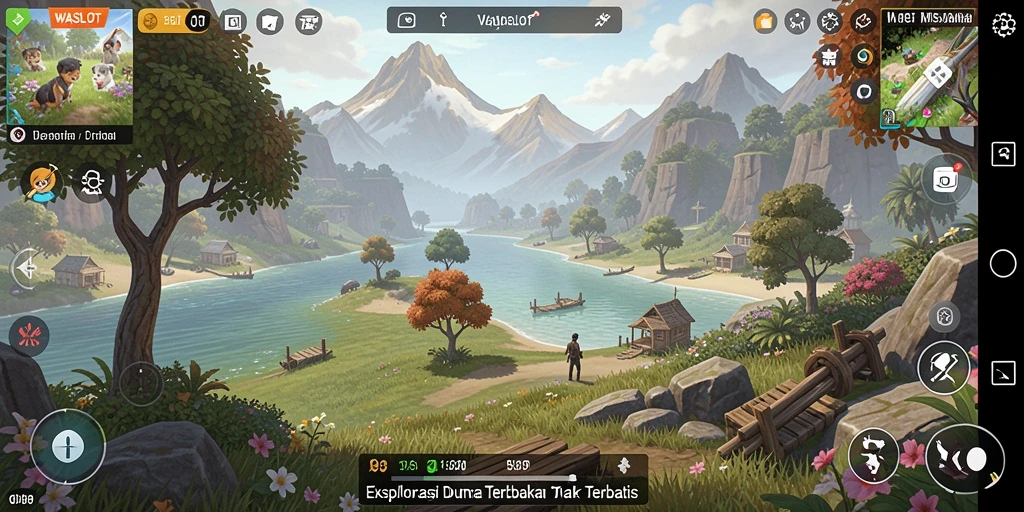 Gameplay menarik di dunia terbuka WASLOT yang memukau.
